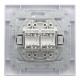 Розетка 2-местная компьютерная Cat.6 UTP скрытая белая Schneider Electric Asfora
