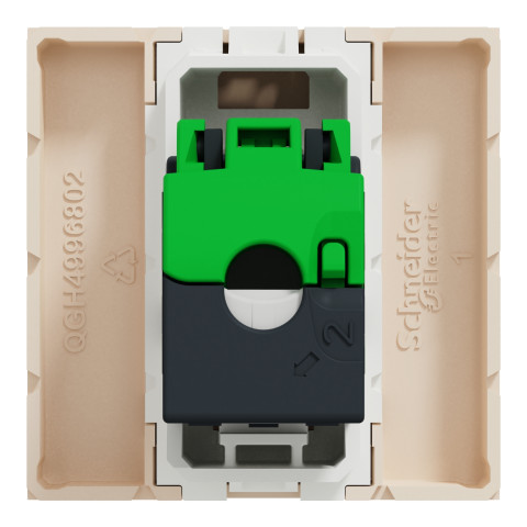 Розетка комп'ютерна Cat.5e прихована слонова кістка Schneider Electric Unica New, NU341144