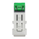 Розетка комп'ютерна Cat.5e UTP 1-модульна прихована біла Schneider Electric Unica New