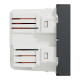 Розетка 2-местная с USB 2.0 1А скрытая антрацит Schneider Electric Unica New