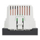 Розетка 2-местная с USB 2.0 1А скрытая антрацит Schneider Electric Unica New