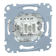 Механізм 1-клавішного 2-полюсного вимикача Schneider Electric Merten, MEG3602-0000