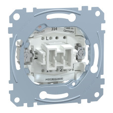 Механізм 1-клавішного прохідного вимикача Schneider Electric Merten, MEG3616-0000