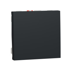 Кнопка 2-модульная антрацит Schneider Electric Unica New