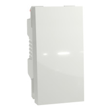 Кнопка 1-модульная белая Schneider Electric Unica New