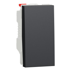 Кнопка 1-модульная антрацит Schneider Electric Unica New