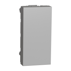 Заглушка 1-модульная алюминий Schneider Electric Unica New