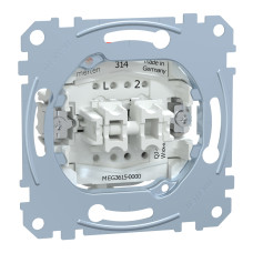Механізм 2-клавішного вимикача 16А Schneider Electric Merten, MEG3615-0000