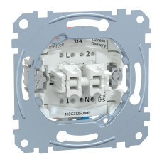 Механизм 2-клавишного выключателя Schneider Electric Merten, MEG3125-0000