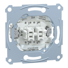 Механизм 2-клавишного кнопочного выключателя Schneider Electric Merten, MTN3155-0000