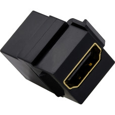 Механізм 1-місної розетки HDMI чорний Schneider Electric Merten, MEG4583-0001