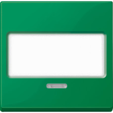 Накладка выключателя с подсветкой зелёная Schneider Electric Merten System M, MEG3370-0304