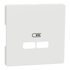 Накладка розетки з USB матова біла Schneider Electric Merten System Design, MTN4367-6037