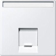 Накладка пылезащищённая полярно-белая Schneider Electric Merten System M, MEG4573-0419