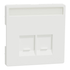 Накладка RJ-45 матовая белая Schneider Electric Merten System Design, MTN4574-6037