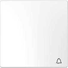 Накладка выключателя лотосовая белая Schneider Electric Merten System Design, MEG3305-6035