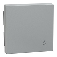Накладка выключателя алюминий Schneider Electric Merten System M, MEG3302-0460