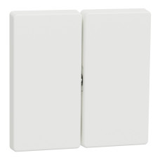 Накладка выключателя матовая белая Schneider Electric Merten System Design, MTN3400-6037