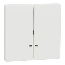 Накладка выключателя матовая белая Schneider Electric Merten System Design, MTN3420-6037