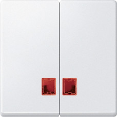 Накладка выключателя полярно-белая Schneider Electric Merten System M, MEG3456-0419