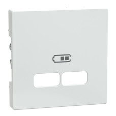Накладка с USB 2,1А активно-белая Schneider Electric Merten System M, MEG4367-0325