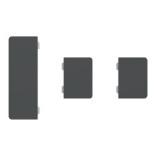 Накладка кнопочного выключателя антрацит Schneider Electric KNX, MTN6193-6034