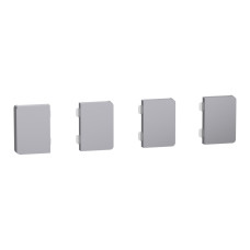 Накладка кнопочного выключателя нержавеющая сталь Schneider Electric KNX, MTN6194-6036