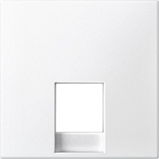 Накладка розетки полярно-белая Schneider Electric Merten System M, MEG4211-0419