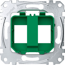 Лицьова панель для модульного роз'єму зелена Schneider Electric Merten, MEG4566-0004