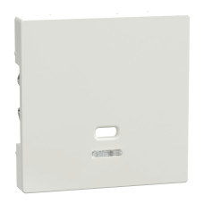Лицевая панель выключателя полярно-белая Schneider Electric Merten System M, MEG3380-0319