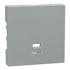 Лицевая панель выключателя алюминий Schneider Electric Merten System M, MEG3380-0460
