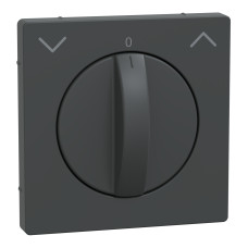 Лицевая панель выключателя жалюзи антрацит Schneider Electric Merten D-Life, MEG3875-6034