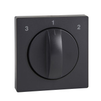 Лицьова панель вимикача антрацит Schneider Electric Merten System M, MTN437114