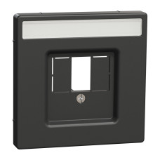 Лицьова панель розетки з USB антрацит Schneider Electric Merten D-Life, MEG4250-6034