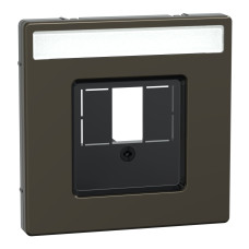 Лицьова панель розетки з USB мокко Schneider Electric Merten D-Life, MEG4250-6052