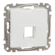 Лицевая панель компьютерной розетки белая Schneider Electric Sedna Design, SDD111421