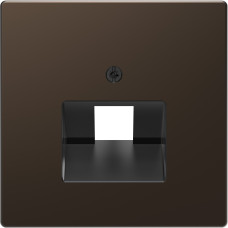 Лицевая панель компьютерной розетки мокко Schneider Electric Merten D-Life, MEG4521-6052