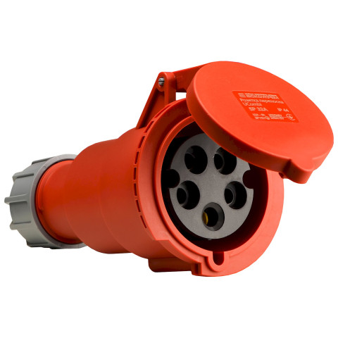 Розетка 5P 32А IP44 переносная красная АСКО-УКРЕМ 27 COMBI