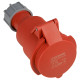 Розетка 5P 16А IP44 переносная красная АСКО-УКРЕМ 27 COMBI