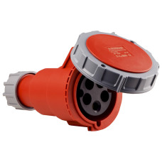 Розетка 5P 32А IP67 переносная красная АСКО-УКРЕМ 27 COMBI