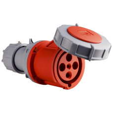 Розетка 4P 63А IP67 переносная красная АСКО-УКРЕМ 27 COMBI