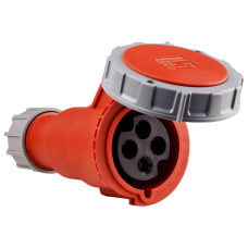 Розетка 4P 32А IP67 переносная красная АСКО-УКРЕМ 27 COMBI
