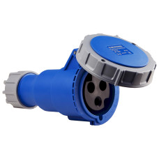 Розетка 3P 32А IP67 переносная синяя АСКО-УКРЕМ 27 COMBI