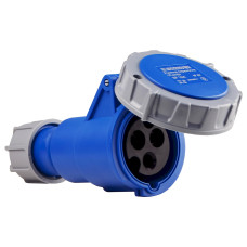 Розетка 3P 16А IP67 переносная синяя АСКО-УКРЕМ 27 COMBI
