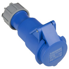 Розетка 3P 16А IP44 переносная синяя АСКО-УКРЕМ 27 COMBI