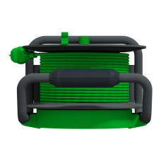 Удлинитель на катушке IP44 4 гнезда 40 м чёрный Schneider Electric Professional