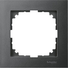 Рамка 1-местная поликарбонат антрацит Schneider Electric Merten System M-Pure