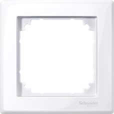 Рамка 1-местная поликарбонат активно-белая Schneider Electric Merten System M-Smart