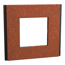 Рамка 1-местная терракотовая Schneider Electric Unica Deco Material