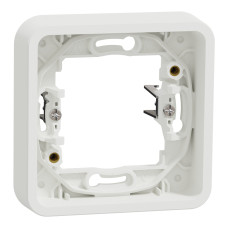 Рамка 1-местная безвинтовые клеммы IP55 белая Schneider Electric Mureva S